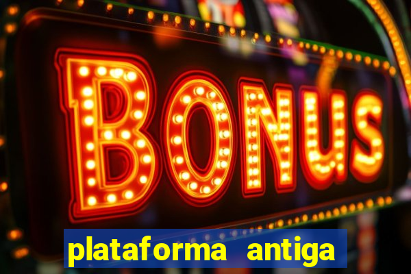 plataforma antiga de jogos